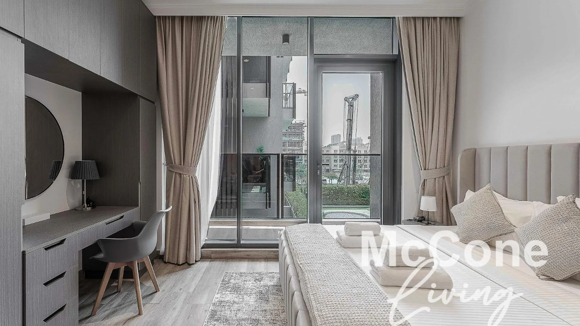 Modern Studio With Pool View & Gym Access Dubai Apartment