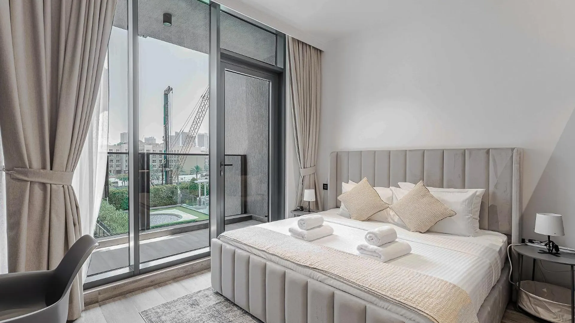 Modern Studio With Pool View & Gym Access contacts